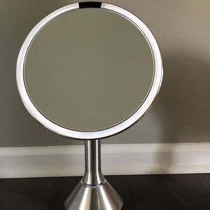 SimpleHuman sensor mirror 8” round 5x mag
